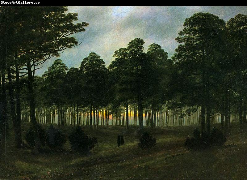 Caspar David Friedrich evening